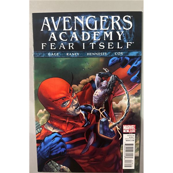 Avengers Academy Fear Itself #16 Marvel Comic (2011) Gage Raney Hennessy