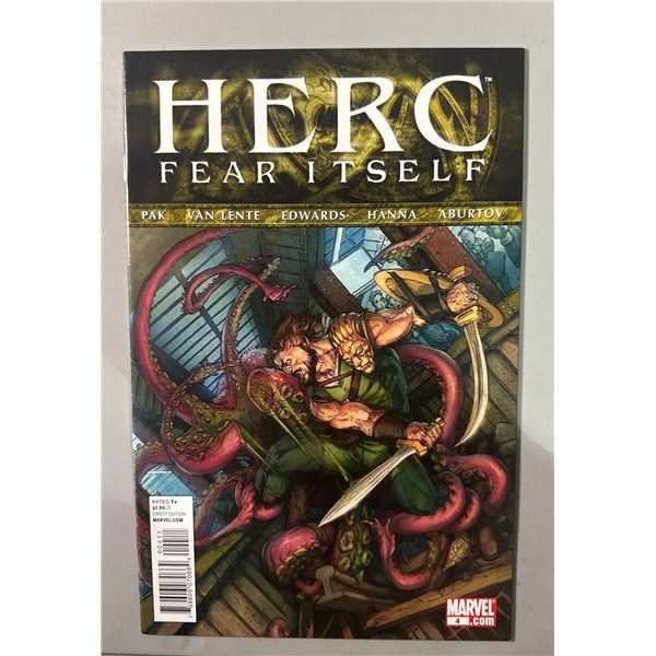 Herc: Fear Itself #4 (2011) Marvel Comics - Pak, Van Lente, Edwards