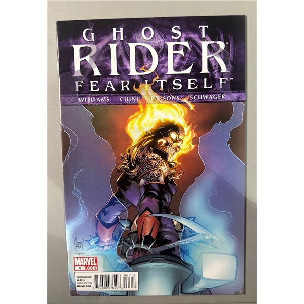 Ghost Rider: Fear Itself #3 (Marvel Comics, 2011) Adam Kubert Cover