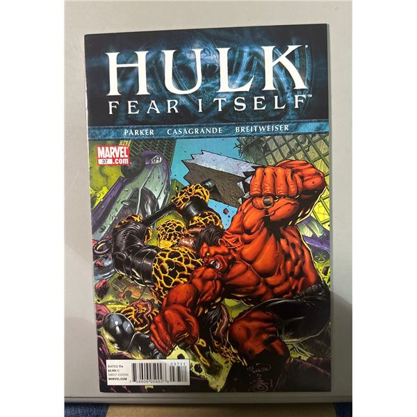 Hulk #37 (2011) Fear Itself Tie-In - Red Hulk vs. The Thing - Marvel Comics
