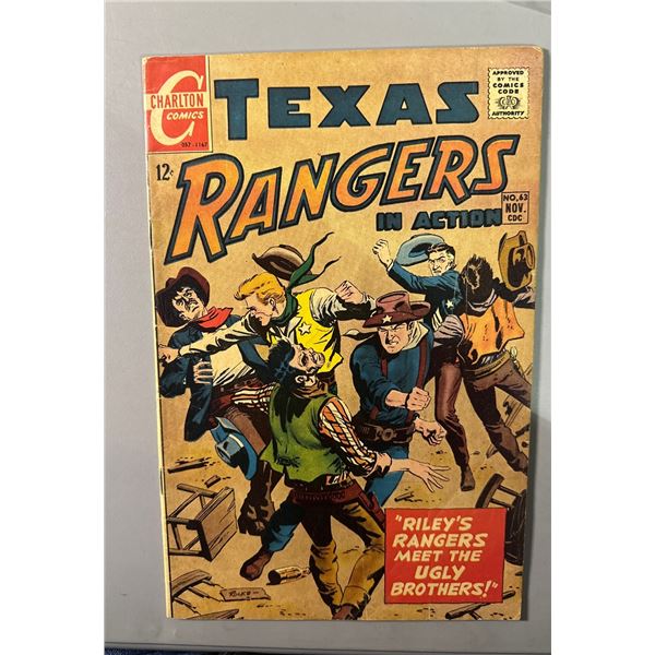Texas Rangers in Action #63 (Charlton, 1967) Silver Age Western Comic