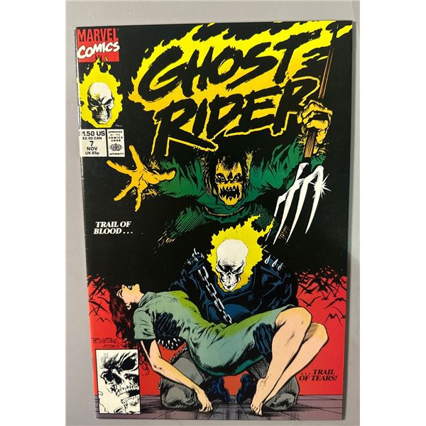 Ghost Rider #7 (Marvel Comics, 1990) Trail of Tears - Mark Texeira Art