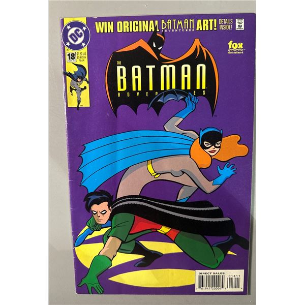 The Batman Adventures #18 (DC, 1994) Batgirl & Robin Cover, NBA Jam Ad Back