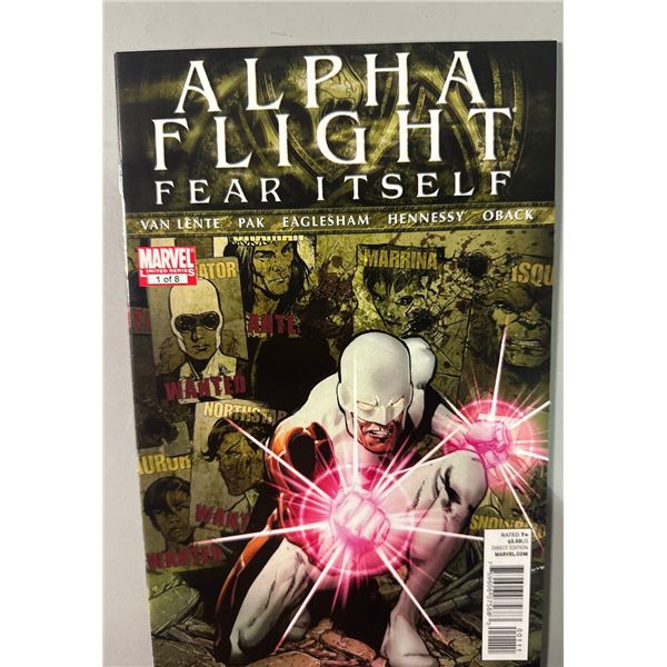 Alpha Flight: Fear Itself #1 (Marvel, 2011) Limited Series 1 of 8