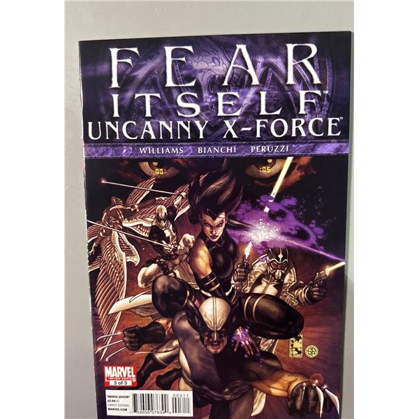 Fear Itself: Uncanny X-Force #3 (of 3) Marvel Comics 2011 Williams Bianchi