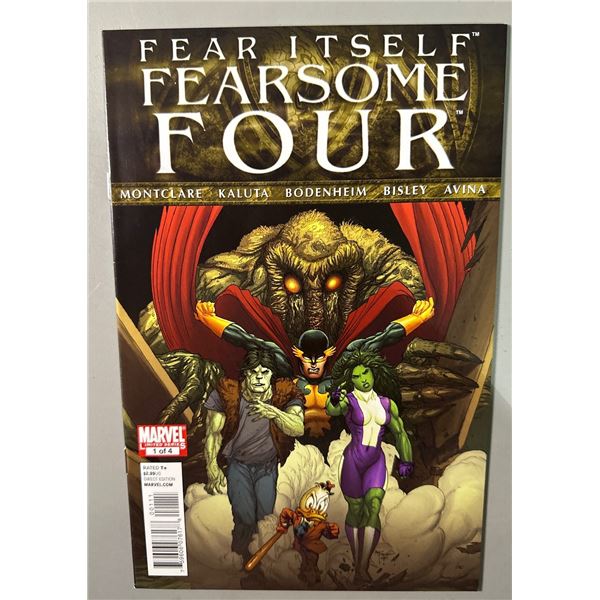 Fear Itself: Fearsome Four #1 (Marvel, 2011) Comic Book - 1 of 4