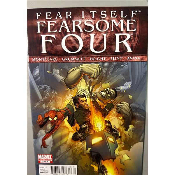 Fear Itself: Fearsome Four #3 (Marvel, 2011) Comic Book