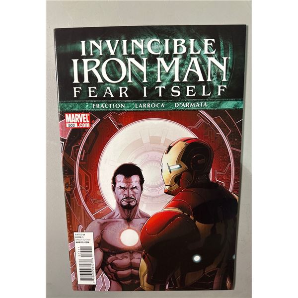 Invincible Iron Man #503 (2011) Marvel Comics Fear Itself Fraction Larroca