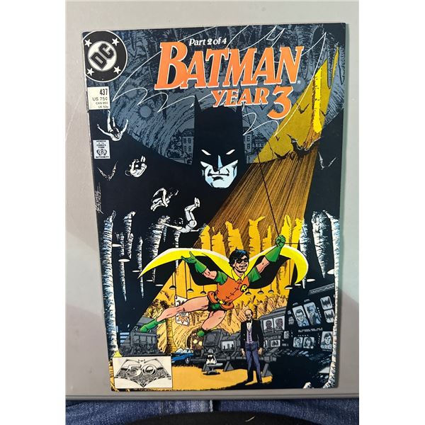 Batman #437 (DC Comics, 1989) "Year Three, Part 2" Comic Book
