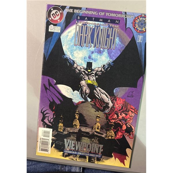 Batman: Legends of the Dark Knight #0 (DC, 1994) Die-Cut Embossed Cover