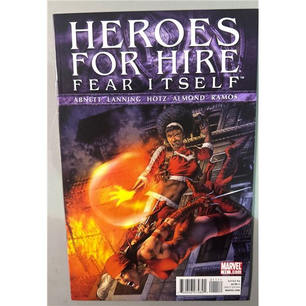 Heroes for Hire #11 (2011) Marvel Comics Fear Itself Tie-In