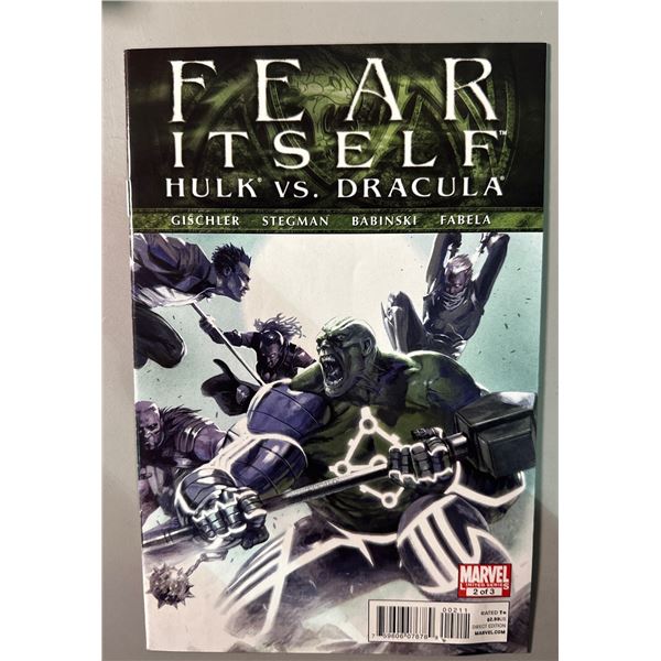 Fear Itself: Hulk vs. Dracula #2 Comic Book (2011) Marvel Comics
