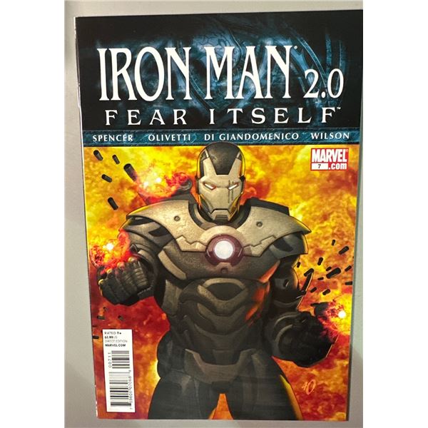 Iron Man 2.0 Fear Itself #7 Marvel Comics (2011) T+ Rated