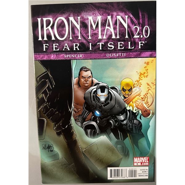 Iron Man 2.0 #5 (2011) Fear Itself Marvel Comics Spencer & Olivetti