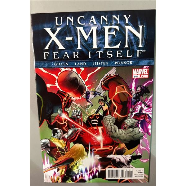 Uncanny X-Men #541 (2011) Fear Itself Marvel Comics Gillen Land Leisten