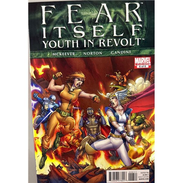 Fear Itself: Youth in Revolt #6 (Marvel, 2011) Limited Series Comic Book