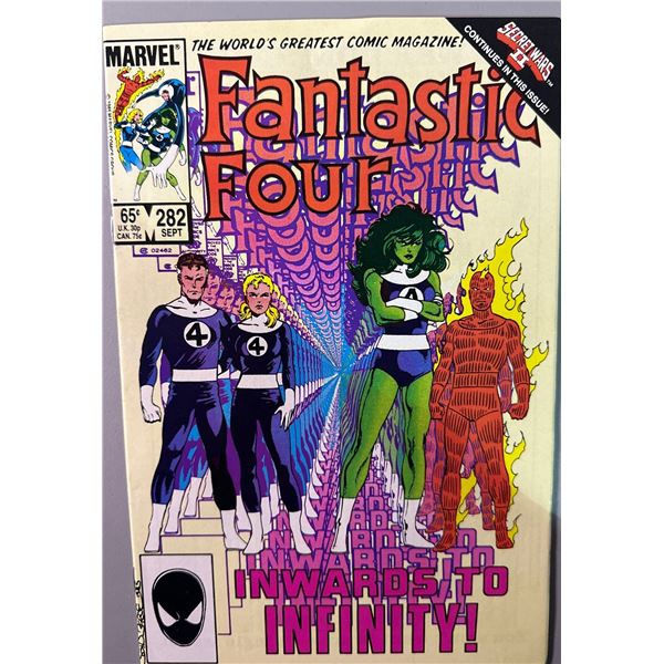 Fantastic Four #282 (Marvel, 1985) Secret Wars II Crossover, John Byrne Art