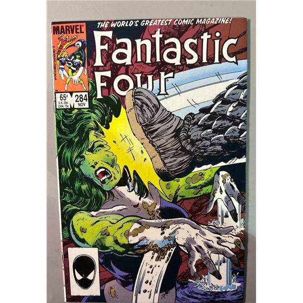 Fantastic Four #284 (Marvel, 1985) She-Hulk vs The Thing Comic Book