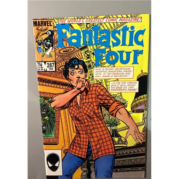 Fantastic Four #287 (Marvel, 1986) - Return of Doctor Doom, Wasp Cameo