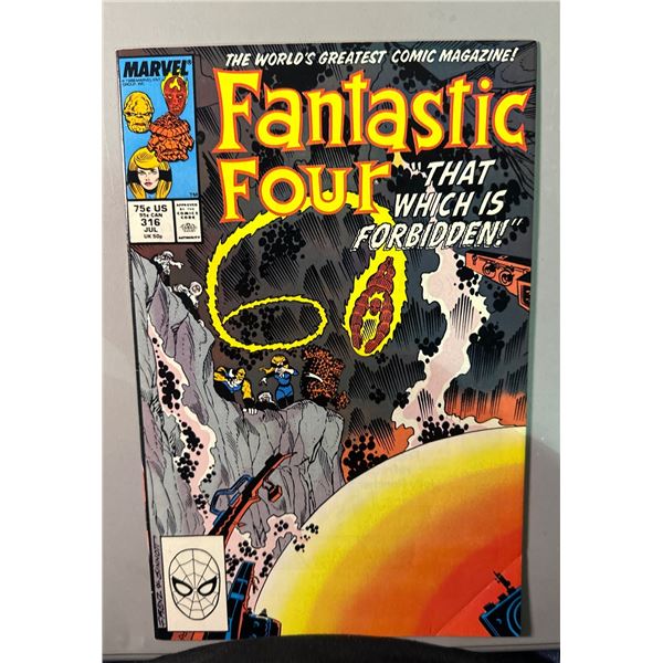 Fantastic Four #316 (Marvel, 1988) "That Which is Forbidden!" Comic Book
