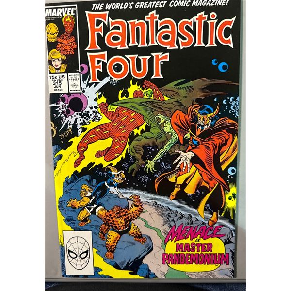 Fantastic Four #315 (Marvel, 1988) Menace is Master Pandemonium!