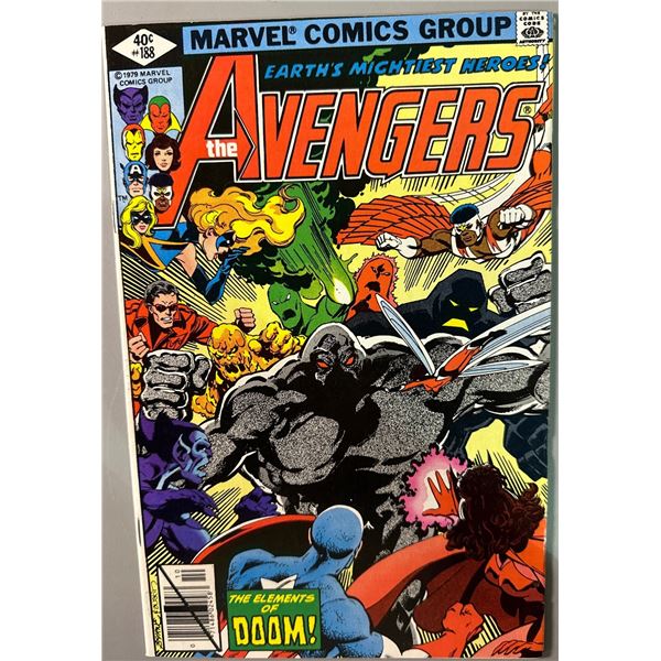 The Avengers #188 (Marvel, 1979) Earth's Mightiest Heroes, Elements of Doom