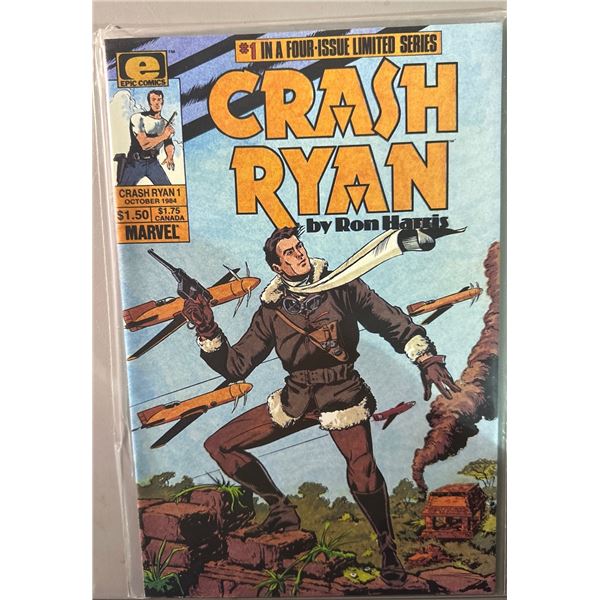 Crash Ryan #1 (Epic Comics, 1984) by Ron Harris - Four-Issue Limited Series
