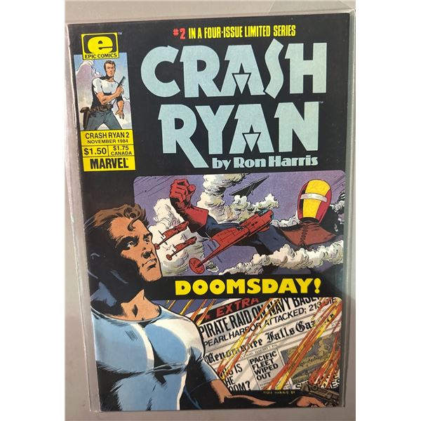 Crash Ryan #2 (Epic Comics, 1984) Doomsday! Limited Series by Ron Harris