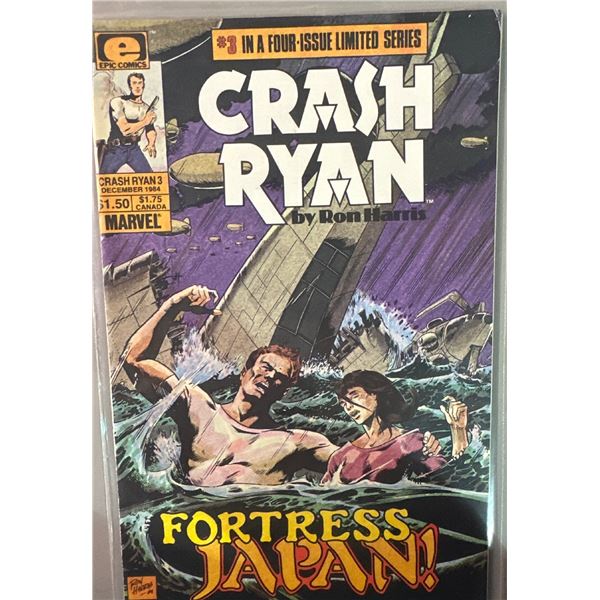 Crash Ryan #3 Fortress Japan! (Epic Comics, 1984) by Ron Harris