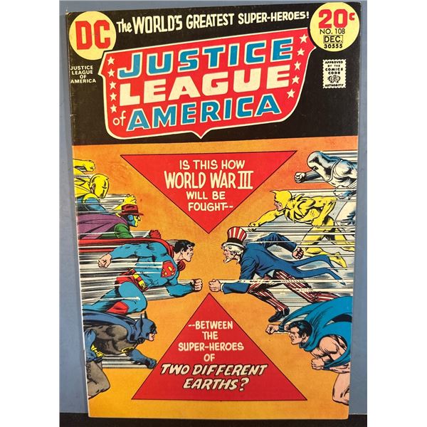 Justice League of America #108 (DC, 1973) Bronze Age Comic