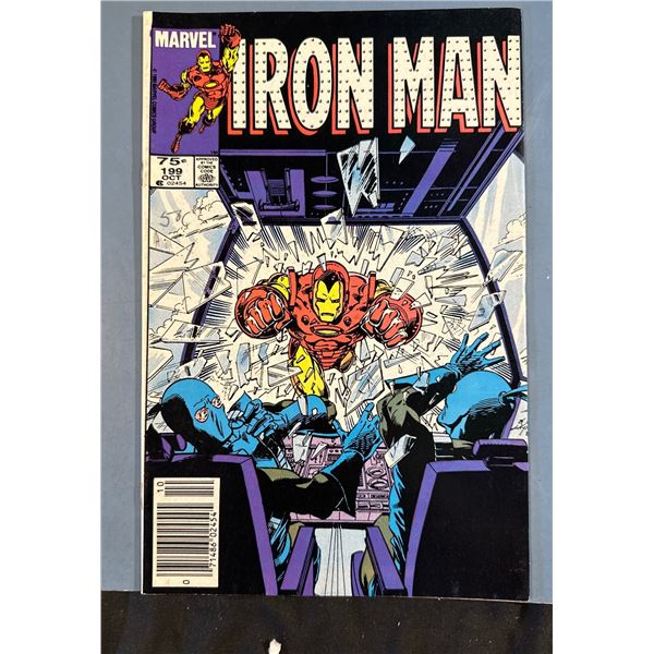Iron Man #199 (Marvel, 1985) "And One of Them Must Die!" Comic Book