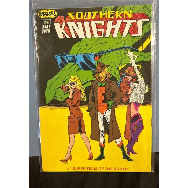 Comic Lot: Southern Knights #1 & Dragon #1 - Comics Interview (1983-1987)