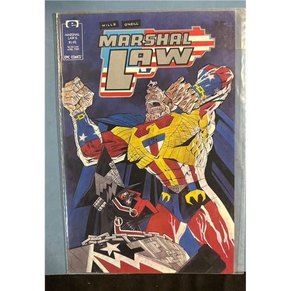 Marshal Law #6 (Epic Comics, 1989) 1st Print Copper Age Comic