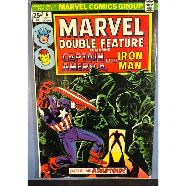 Marvel Double Feature #6 (Marvel, 1974) Captain America & Iron Man