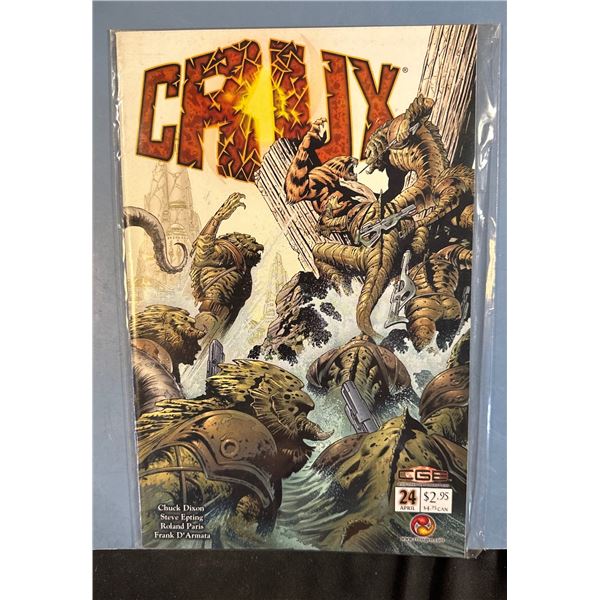 Crux #24 (CrossGen Comics, 2003) STS-107 Columbia Tribute Back Cover