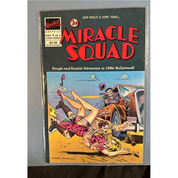 The Miracle Squad #1 Copper Age Comic (Upshot Graphics, 1986) Wooley/Tidwell