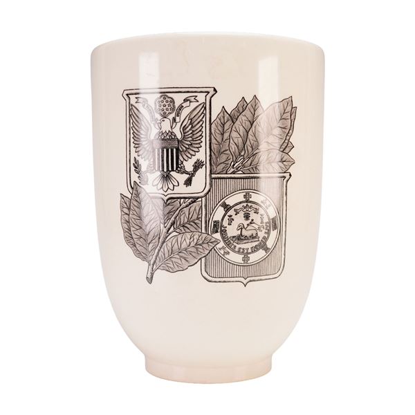Wedgwood Creamware Vase Commissioned by Consolidated Cigar Company Shape 4220