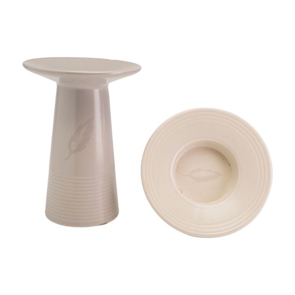 2pc Paul Costelloe for Wedgwood Ceramic Candleholders