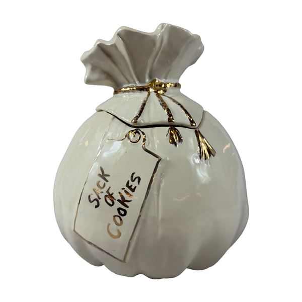 McCoy Ceramic Sack of Cookies Cookie Jar