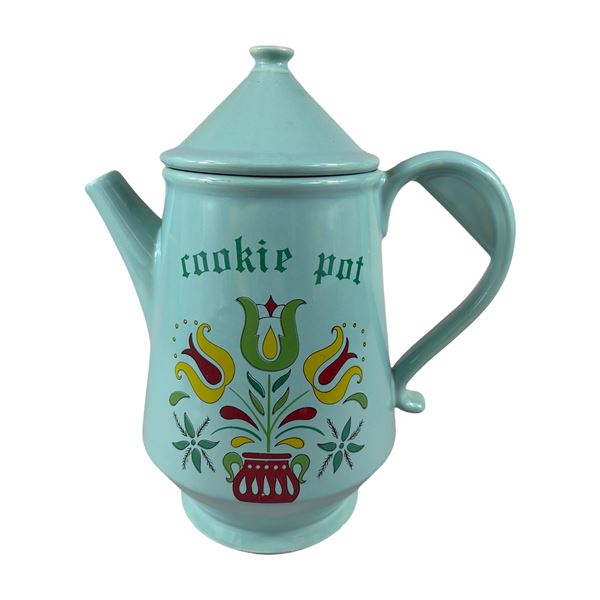 McCoy Pottery Pennsylvania Dutch Tulip Cookie Pot
