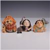 Image 5 : 3pc Kevin Francis Face Pots Including Pirate and Mermaid Prototype