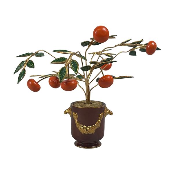 Franklin Mint House of Faberge Orange Tree Figurine