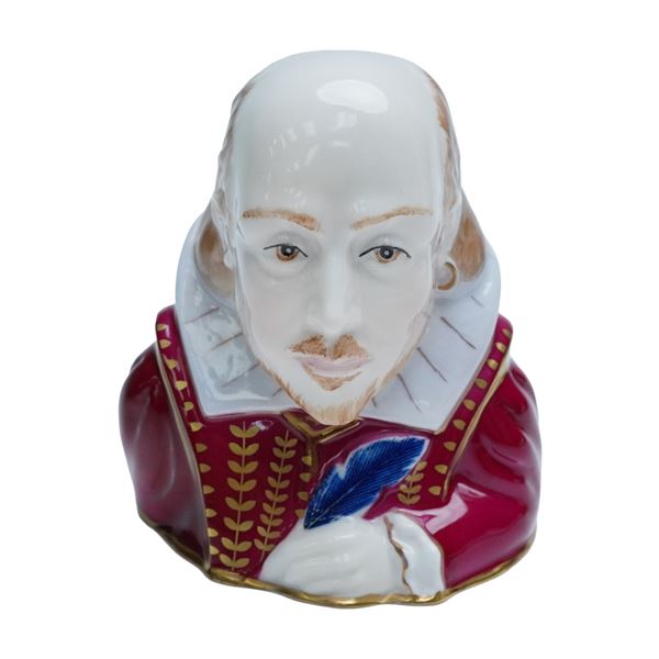 Royal Worcester Figural Candle Snuffer, William Shakespeare