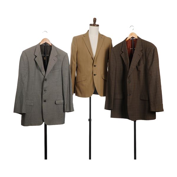 3pc Men's Sport Coats and Blazers Including Ermenegildo Zegna, El Ganso, and Covarra