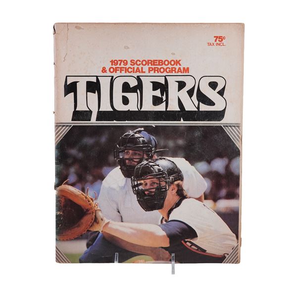 1979 Detroit Tigers Official Program & Scorebook