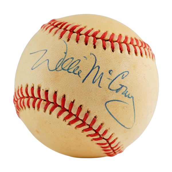 Willie McCovey Signed Rawlings Official National League Baseball, PSA/DNA Authenticated