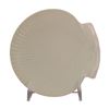 Image 1 : Wedgwood Moonstone Matte White Scallop Shell Plate