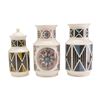 Image 1 : Three Wedgwood Design 63 Queen's Ware Jars
