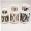Image 2 : Three Wedgwood Design 63 Queen's Ware Jars