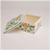 Image 2 : Wedgwood Hand-Painted Creamware Lidded Box